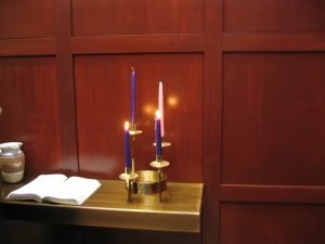 Meditation Chapel shelf