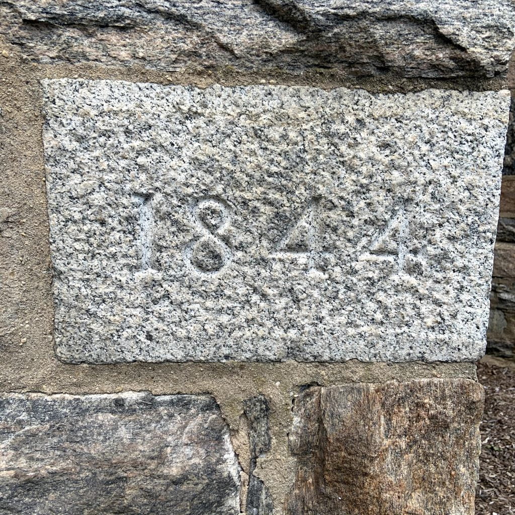 1844 Govans Church Cornerstone