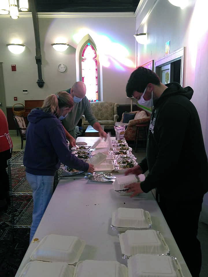 Preparing meals for Soul Kitchen