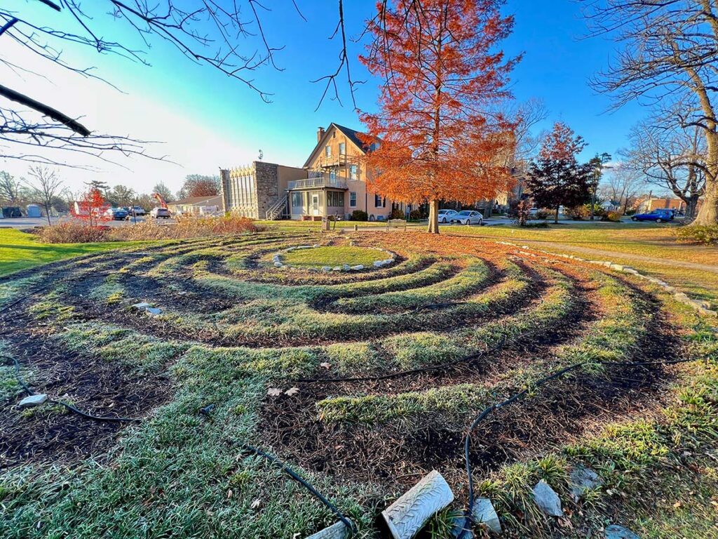 Govans Ellen Morriss Memorial Santa Rosa Labyrinth in November 2025. Photo by LF Vélez.